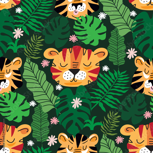 Tiger baby pattern 2