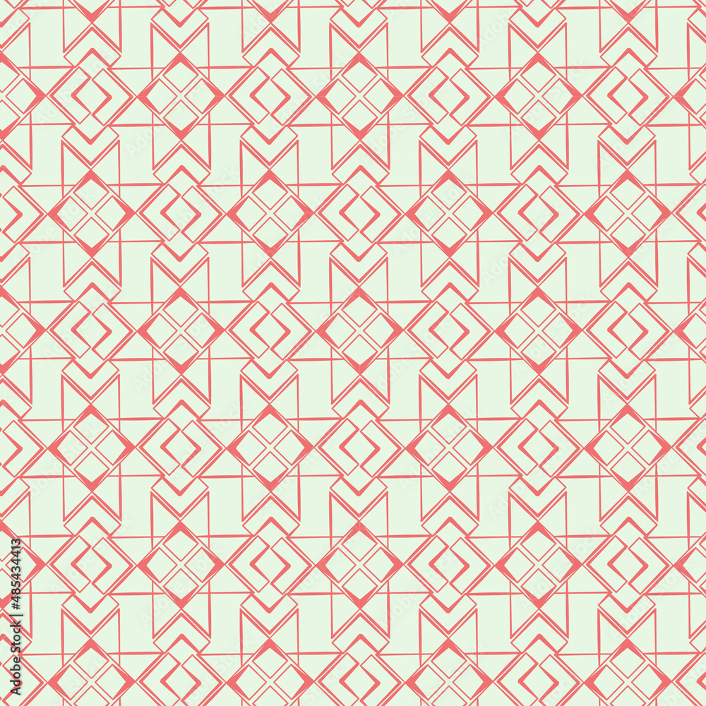 Geometric seamless wallpaper print pattern Geometric seamless wallpaper print pattern