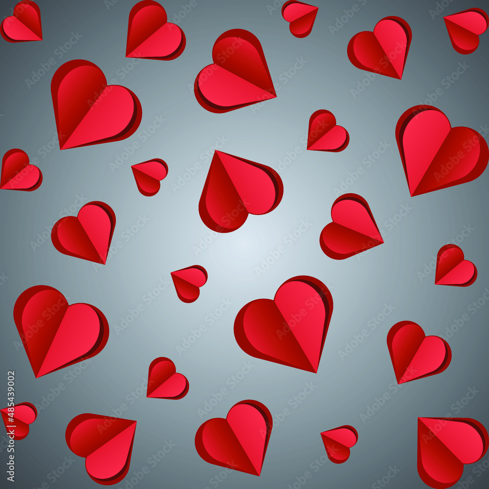 Valentine's Day background, heart seamless pattern, love shape background, and pattern vector design template Valentine's Day background, heart seamless pattern, love shape background, and pattern vector design template
