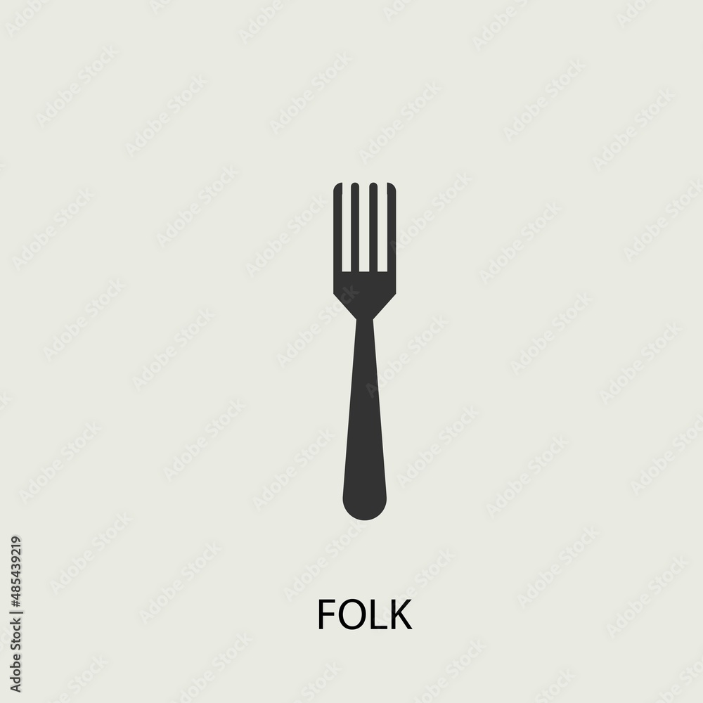 fork and spoon vector icon illustration sign fork and spoon vector icon illustration sign
