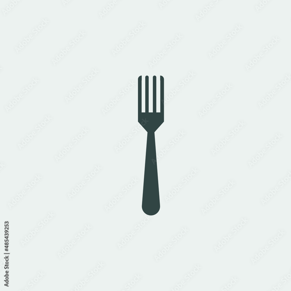 fork and spoon vector icon illustration sign fork and spoon vector icon illustration sign