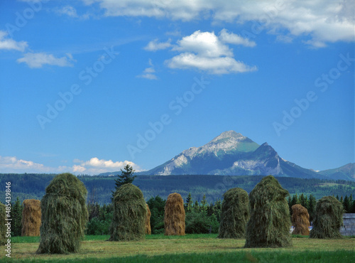 Hawran (Hawrañ), view from the village of Murzasichle, Tatra (Tatry) Mountains, Slovakia and Poland photo