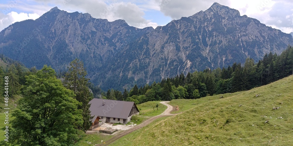 Mountain farm in Austria
