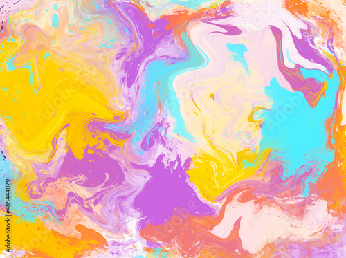 colorful abstract painting background for decoration and display © irham