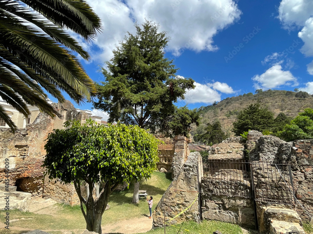 Ruins in Antigua Guatemala.