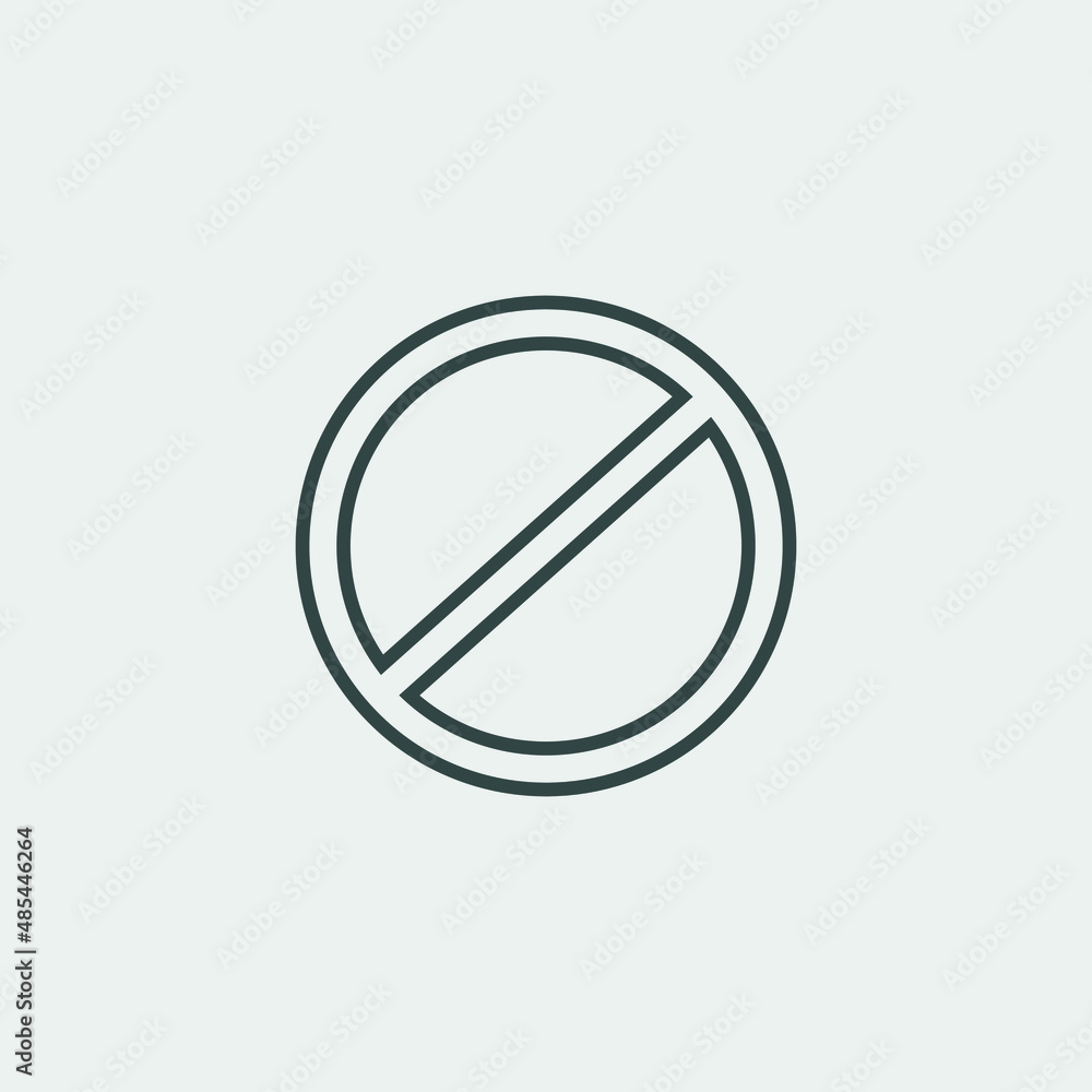 cancel vector icon illustration sign cancel vector icon illustration sign