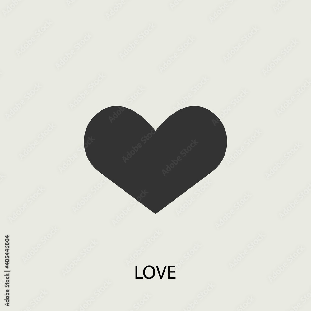 love vector icon illustration sign love vector icon illustration sign