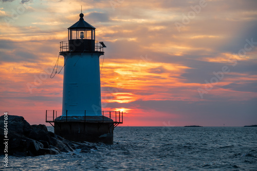 Lighthouse at sunrise