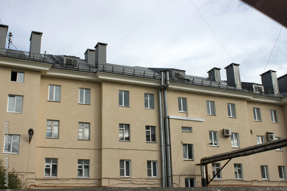 facade of an apartment building