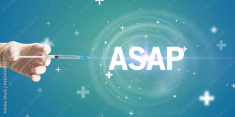 Syringe needle with virus vaccine Syringe needle with virus vaccine