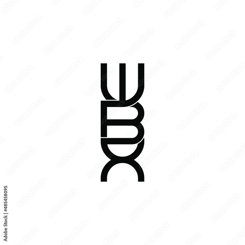 wbx letter original monogram logo design wbx letter original monogram logo design