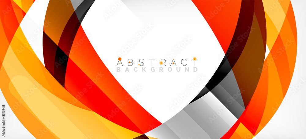 Color circle shapes, minimal geometric background. Trendy dynamic composition. Vector Illustration For Wallpaper, Banner, Background, Landing Page Color circle shapes, minimal geometric background. Trendy dynamic composition. Vector Illustration For Wallpaper, Banner, Background, Landing Page