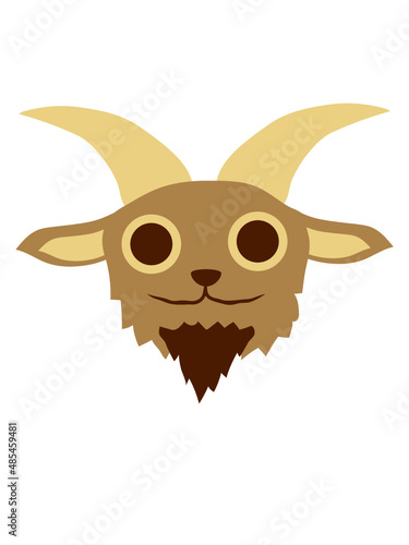 Lustige Ziege Gesicht 