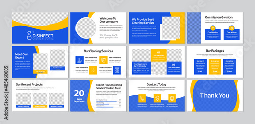 Cleaning Service Presentation Slide Template