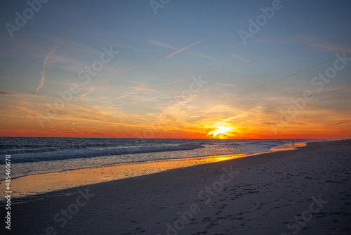 Sunset at the beach © Patrick