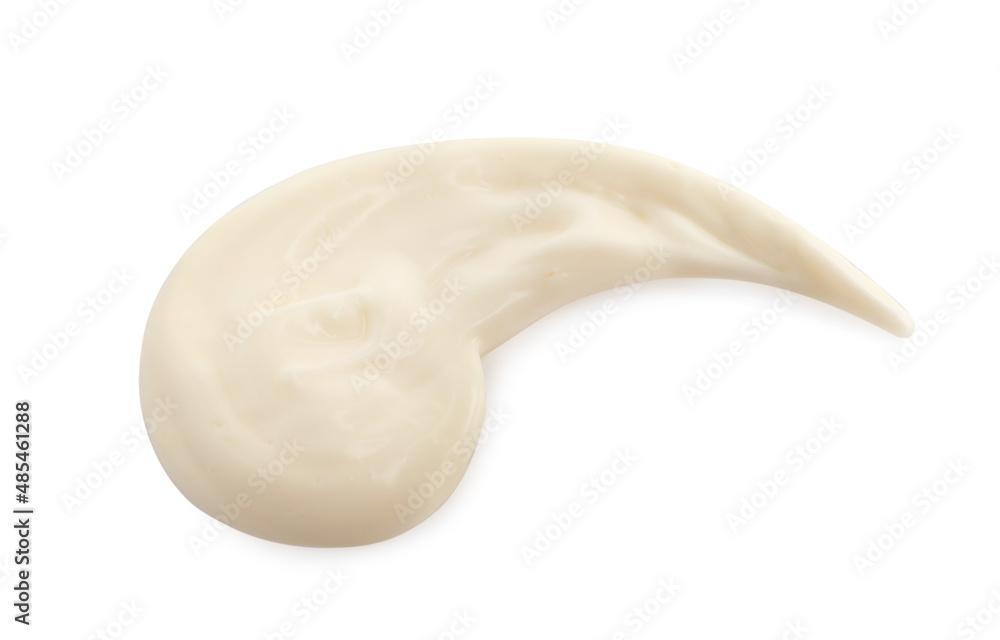 Tasty mayonnaise isolated on white. Yummy sauce Tasty mayonnaise isolated on white. Yummy sauce