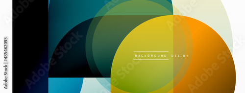 Geometrical minimal wallpaper. Geometric shapes. Vector illustration for wallpaper banner background or landing page
