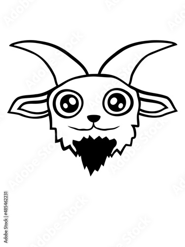 Gesicht Lustige Ziege 