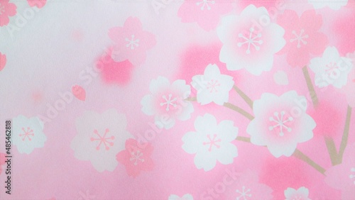 満開の桜　枝
