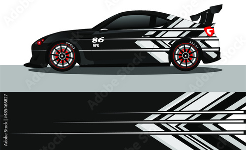 car wrap abstract racing graphic background for vinyl wrap and stickers