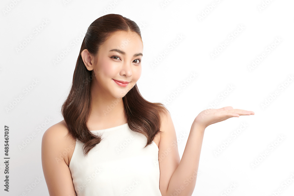 Beautiful young asian woman with clean fresh skin on white background, Face care, Facial treatment, Cosmetology, beauty and spa, Asian women portrait. Beautiful young asian woman with clean fresh skin on white background, Face care, Facial treatment, Cosmetology, beauty and spa, Asian women portrait.