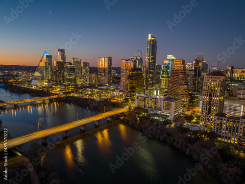 Austin Downtown Drone Shots © Reagan