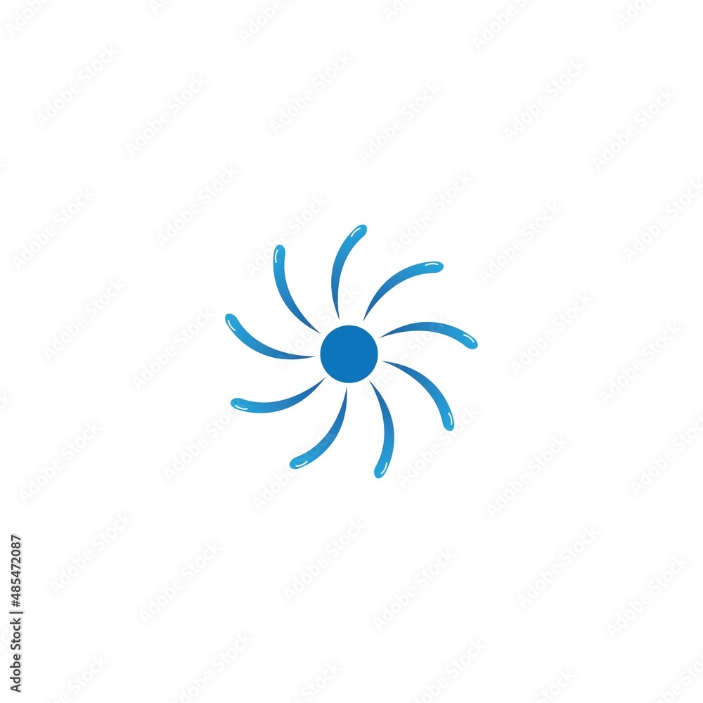 water wave logo design template water wave logo design template