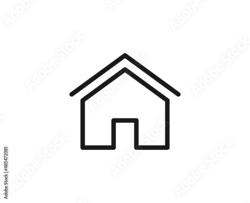Constraction line icon on white background