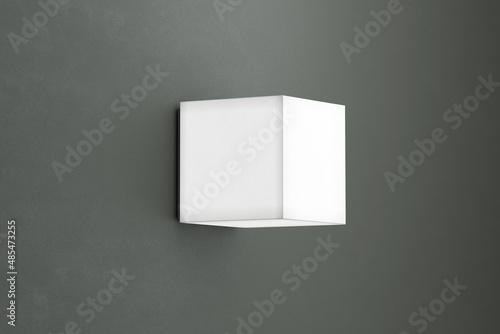 Shop store sign branding mockup