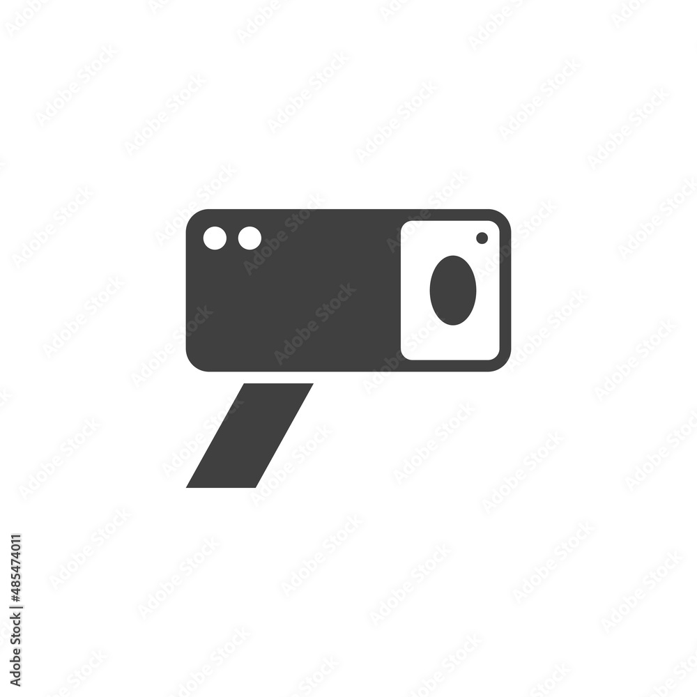 Obraz premium Security camera vector icon