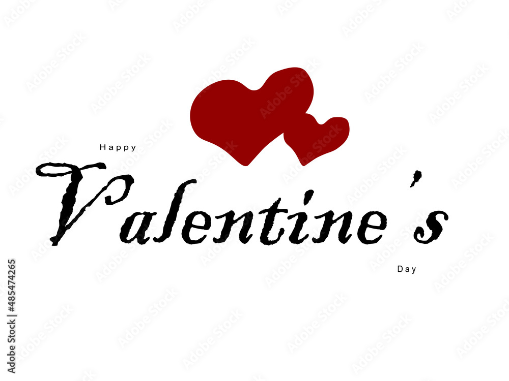 Valentines day background with heart pattern. Valentine, card