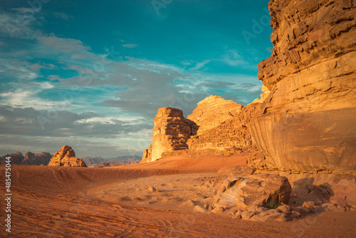 incredible landscape in Wadi Rum