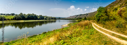 Dnister river landscape, National Nature Park Dnister Canyon, Ukraine