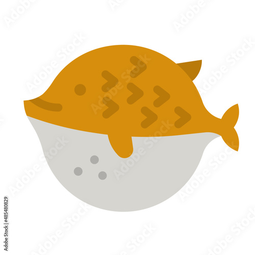puffer flat icon