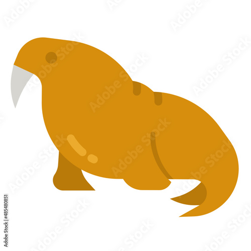 walrus flat icon