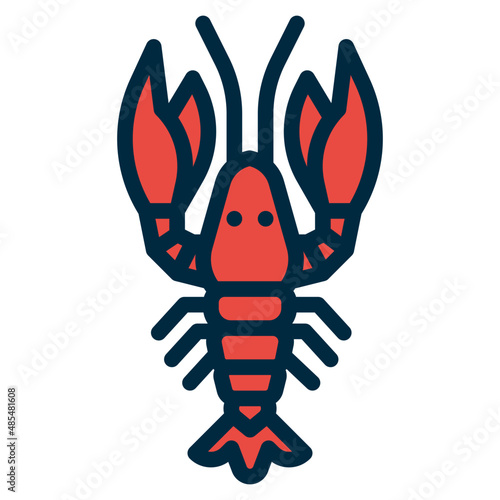 lobster two tone icon