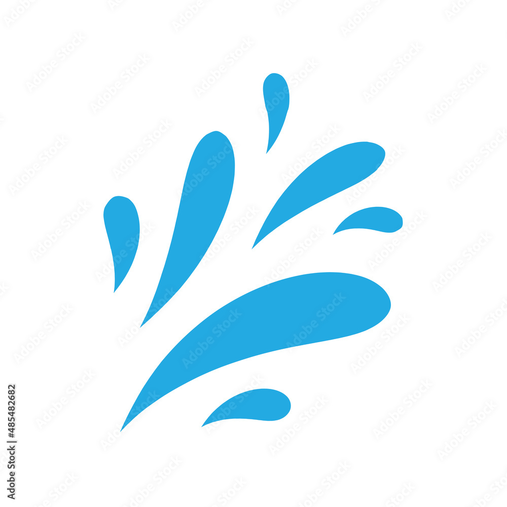 splashing water drop vector For decorating Songkran festival posters. splashing water drop vector For decorating Songkran festival posters.