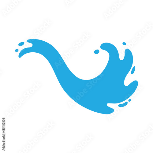 splashing water drop vector For decorating Songkran festival posters.