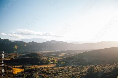 Vinyards of Corbieres valley, Aude, France