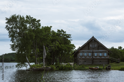 Kizhi Island, Russia. Ancient wooden religious architecture