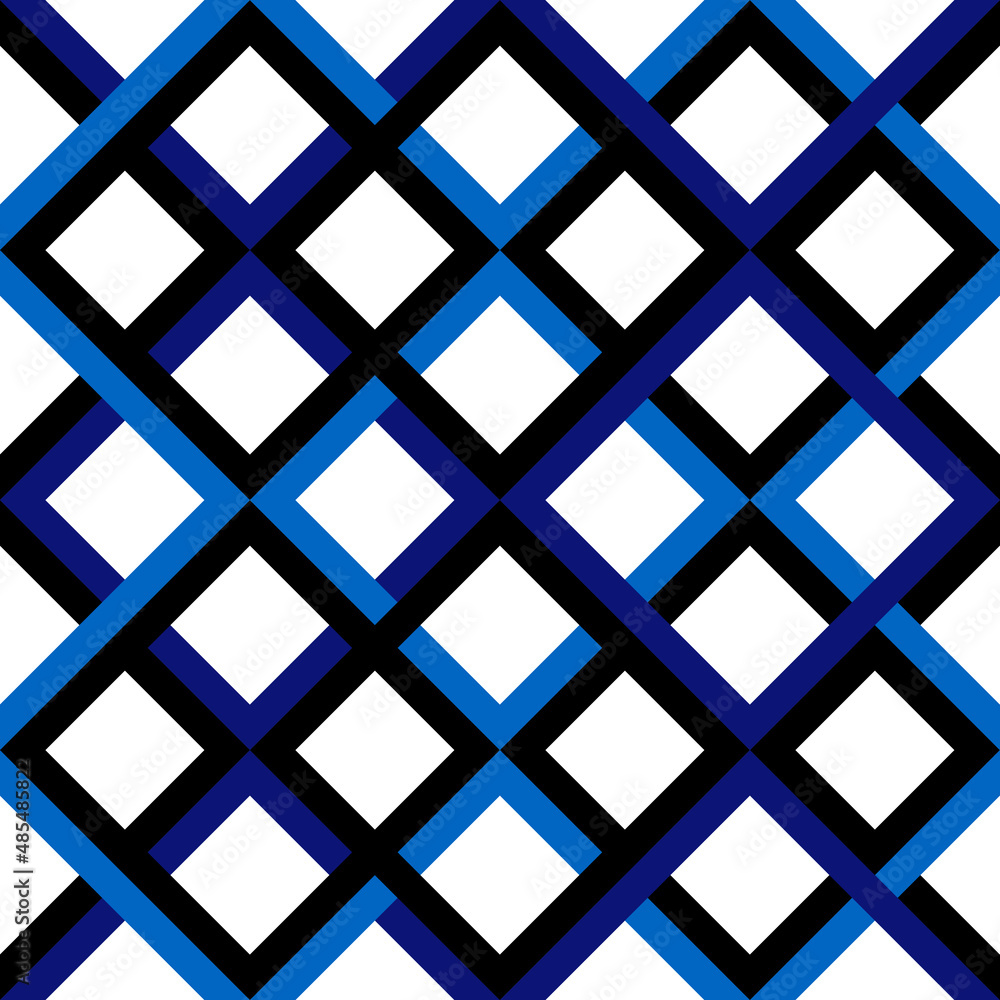 Abstract seamless geometric pattern. Geometric ornament with intertwined rhombuses. Vector illustration. Abstract seamless geometric pattern. Geometric ornament with intertwined rhombuses. Vector illustration.