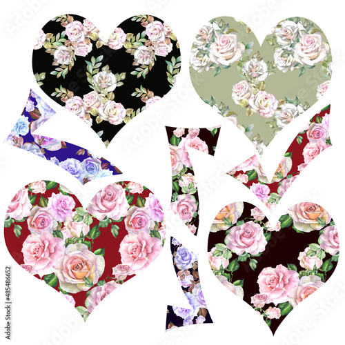 heart of flowers