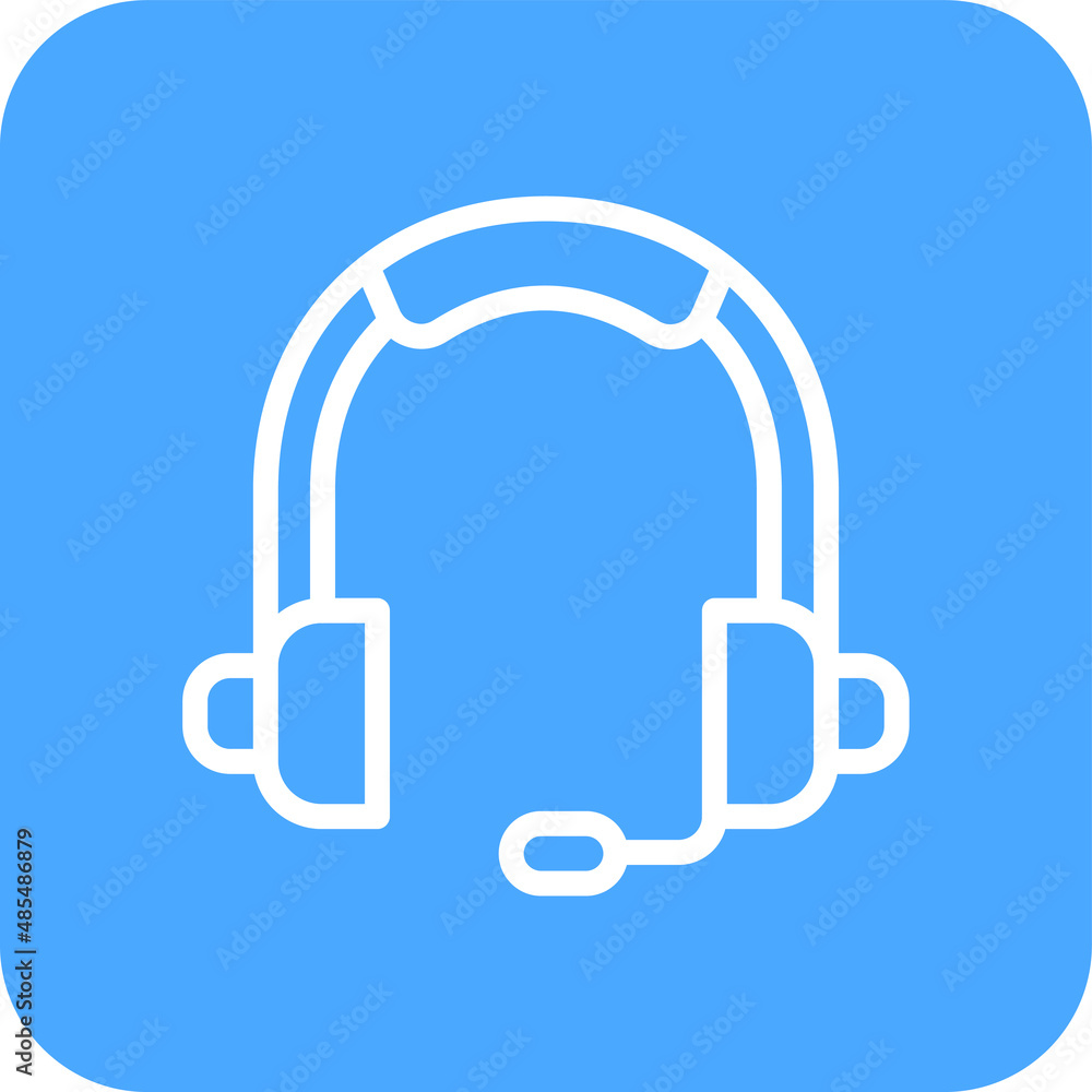 Headphone Vector Icon Design Illustration Headphone Vector Icon Design Illustration