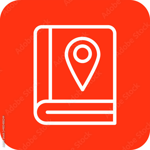 Free Download Book map Vector Icon Design Illustration - GFXLoad