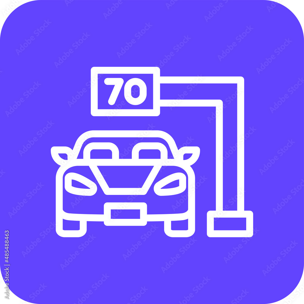 Speed camera Vector Icon Design Illustration Speed camera Vector Icon Design Illustration