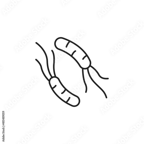 Принти на полотні Helicobacter pylori icon. High quality black vector illustration.