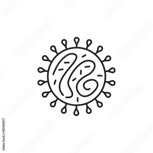 Arenaviridae icon. High quality black vector illustration.