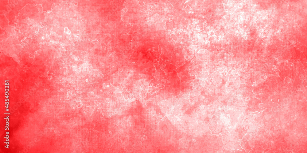 Fototapeta premium Abstract red watercolor background texture ans rink watercolor texture on white background, design suitable for card canvas. grunge background texture for banner,backdrop.