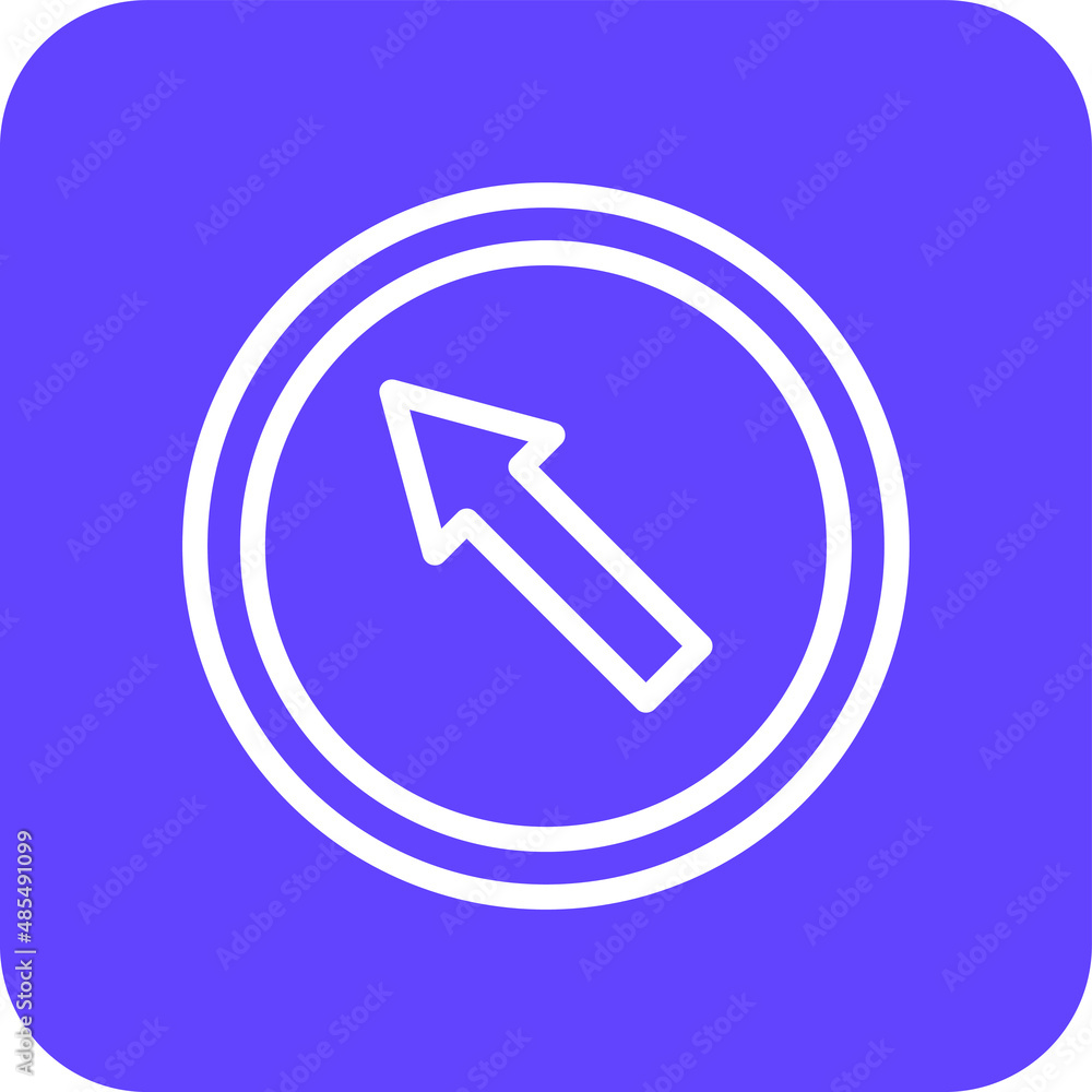 Upper left Vector Icon Design Illustration Upper left Vector Icon Design Illustration