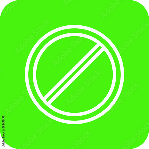No stopping Vector Icon Design Illustration